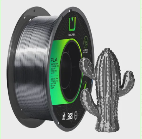 Exemplo de rolo de filamento PLA para impressão 3D